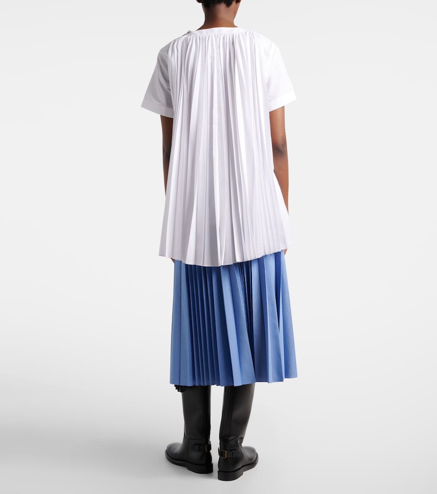  Sacai Sacai Poplin Minidress 