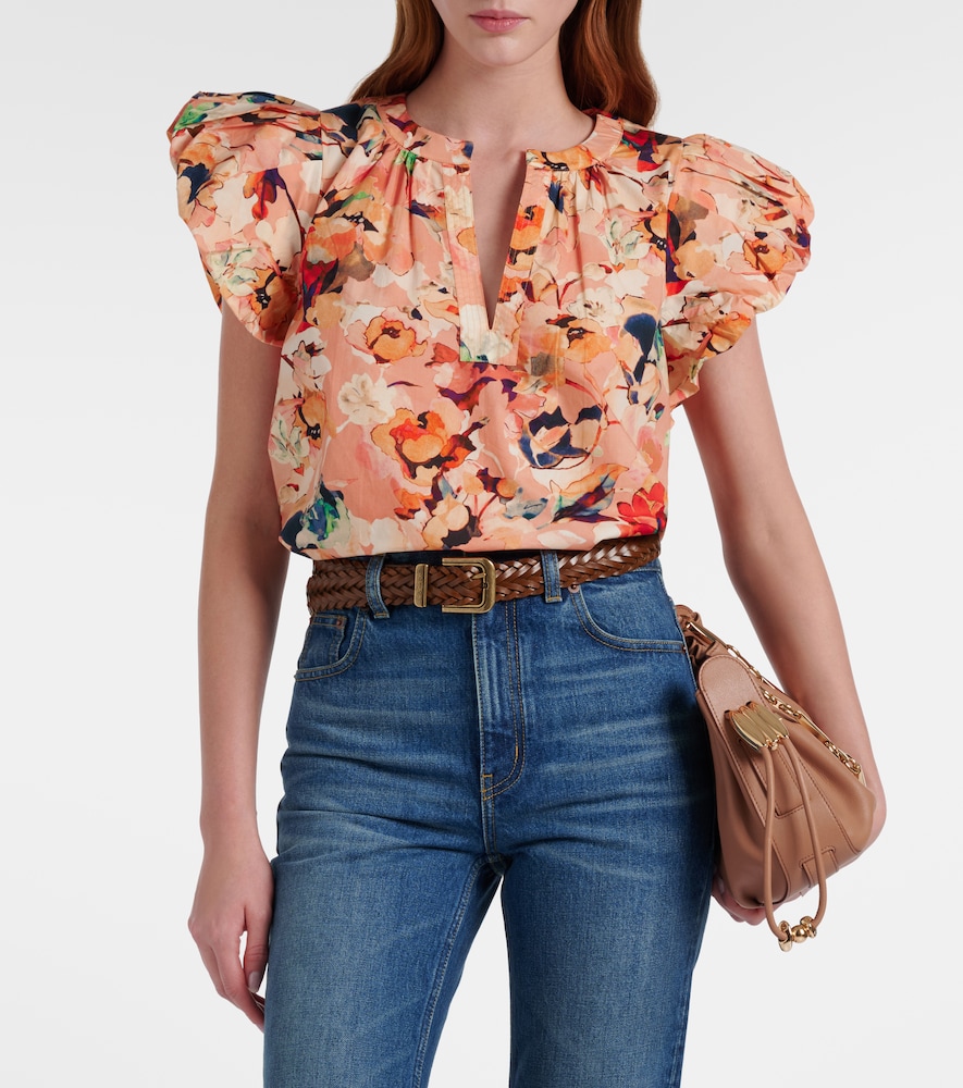 Ulla Johnson Floral cotton top