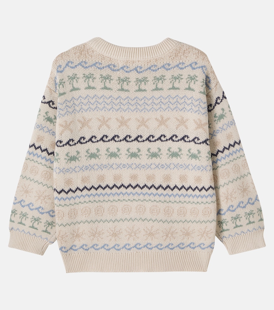  Wheat Wheat Pullover August Aus Baumwoll-jacquard 