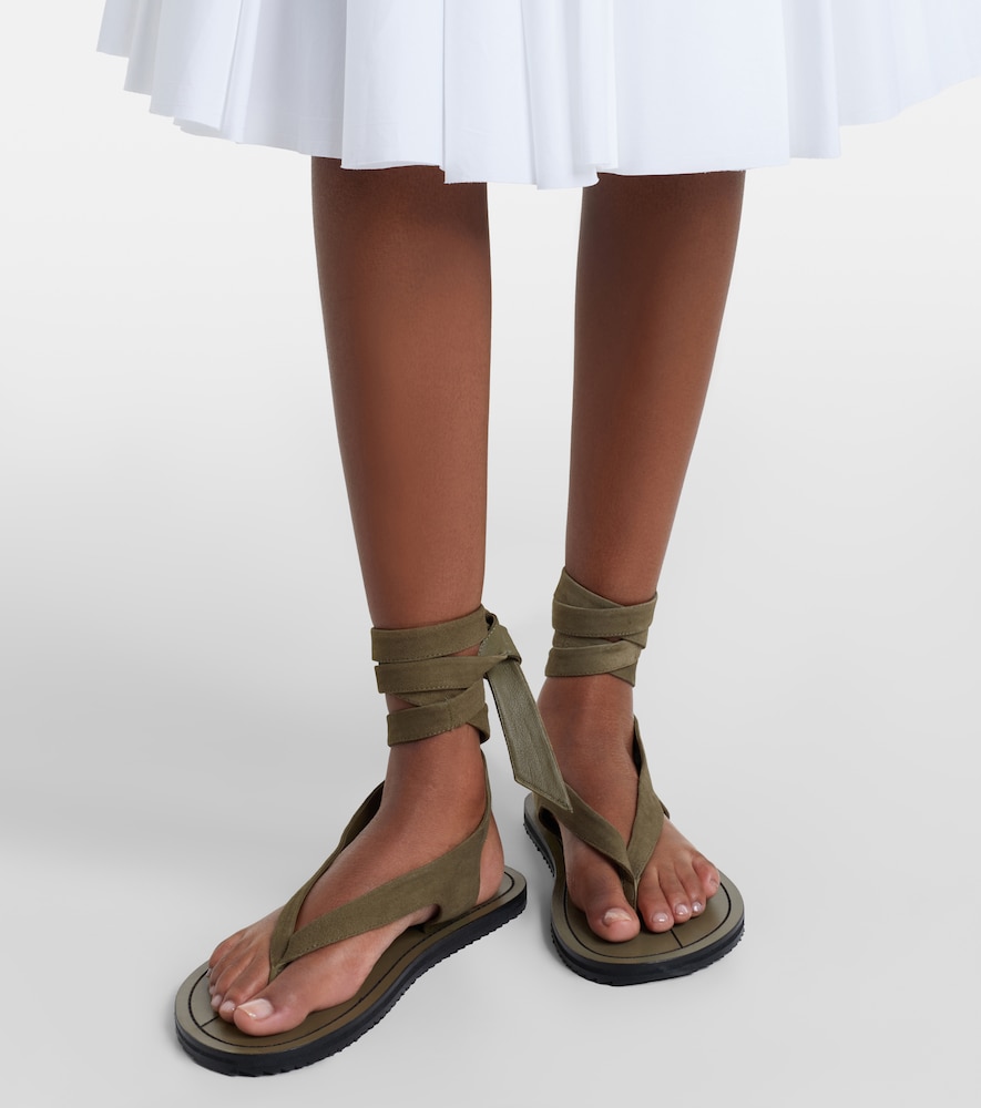 A. Emery Elmer suede thong sandals