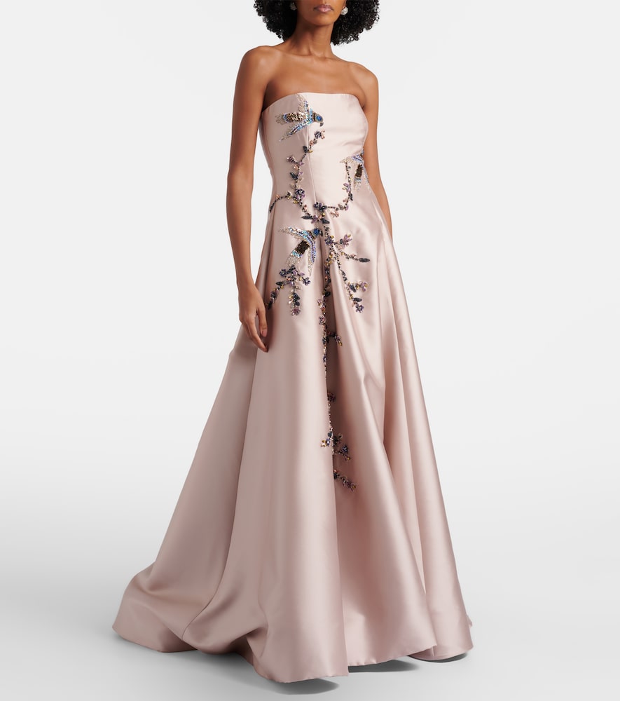 Costarellos Mavia embellished corset gown