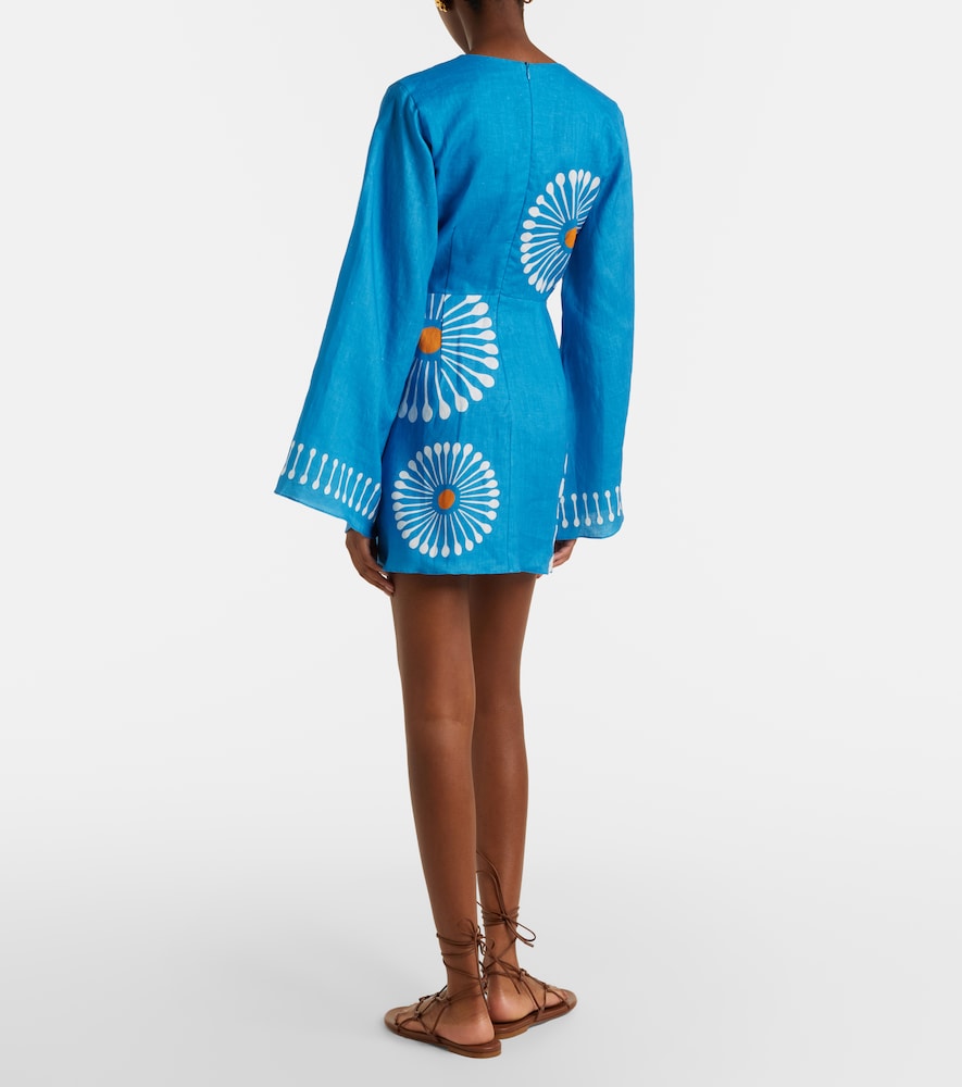  Cala De La Cruz Cala De La Cruz Minikleid Vera Aus Leinen 