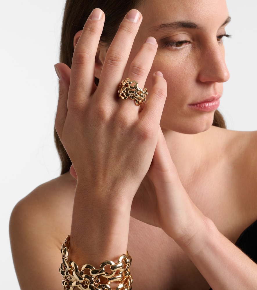  Jennifer Fisher Jennifer Fisher 14kt Gold-plated Ring 