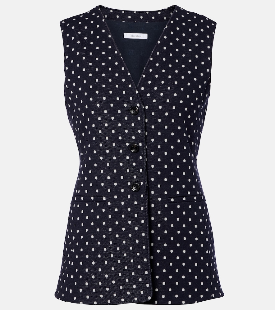 Max Mara Polka-dot jersey vest | Thumbnail 6