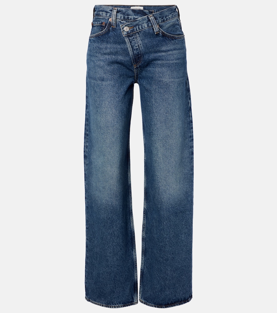 Arc barrel-leg jeans
