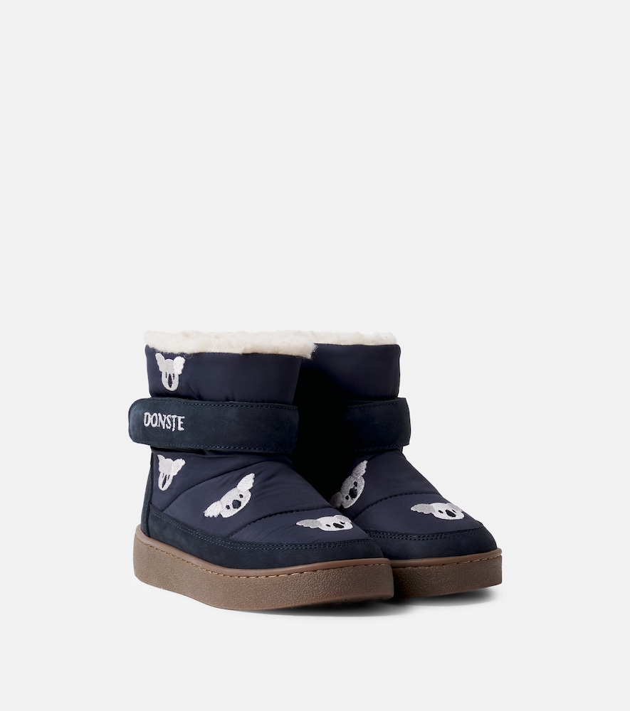 Stiefel Kitto mit Wollbesatz