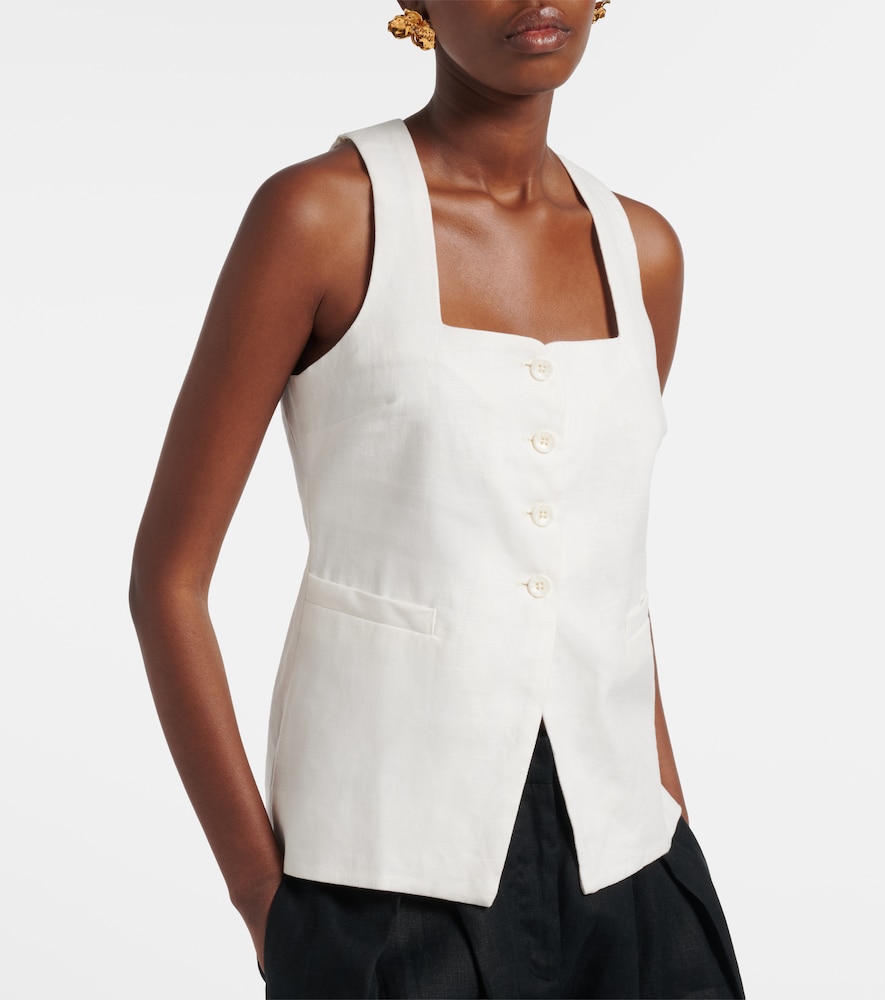 Faithfull Jackie linen vest