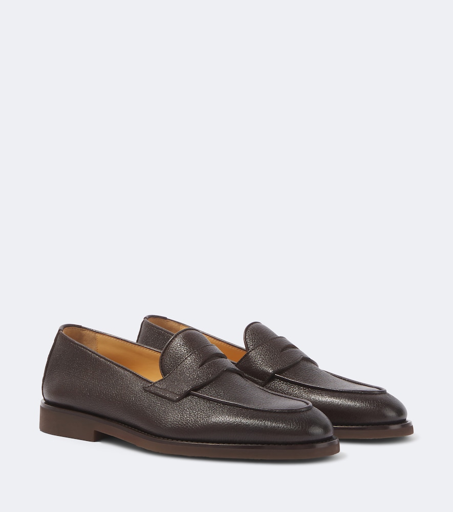Loafers aus Leder