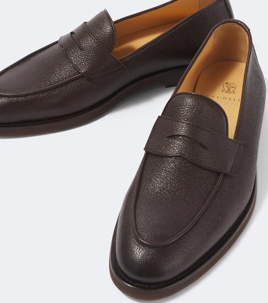 Brunello Cucinelli Leather penny loafers | Thumbnail 4