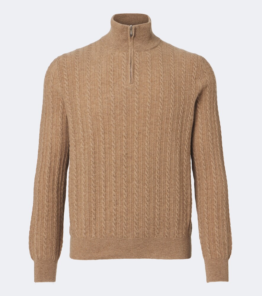 Fedeli Pullover in cashmere a trecce