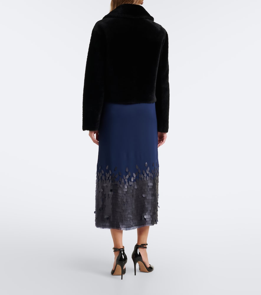 Connie Sequined Chiffon Midi