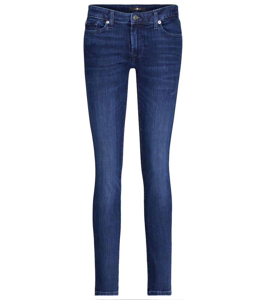 7 FOR ALL MANKIND PYPER SLIM ILLUSION MID-RISE JEANS,P00517524
