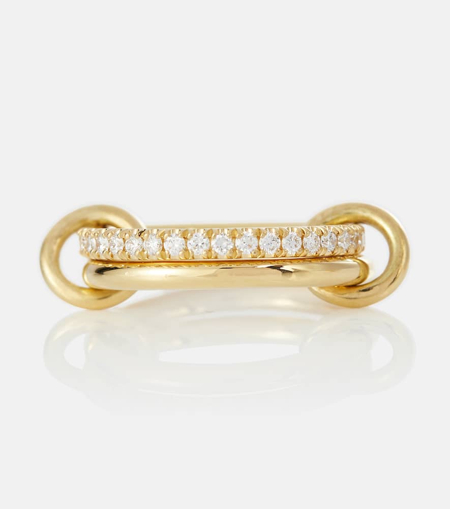 Spinelli Kilcollin Ceres Deux 18kt yellow gold ring with diamonds