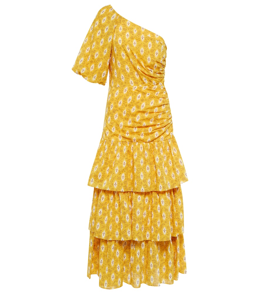 Veronica Beard Virginia floral cotton and silk maxi dress