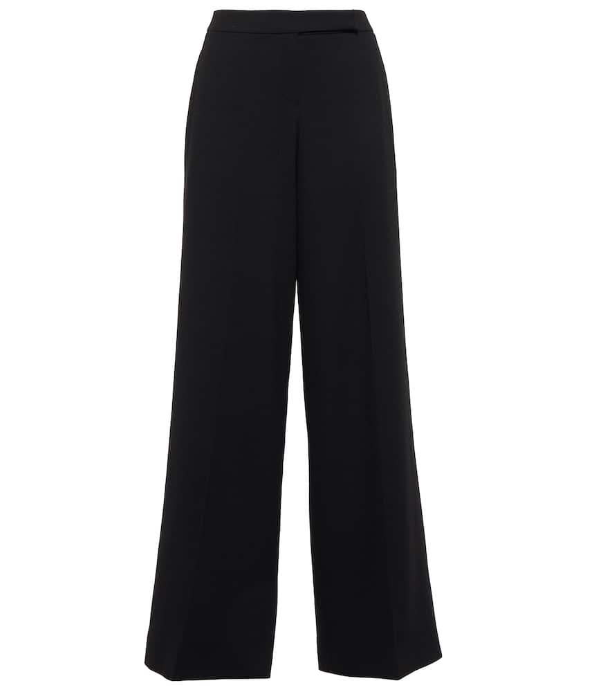 Emilia Wickstead Benny wool high-rise wide-leg pants