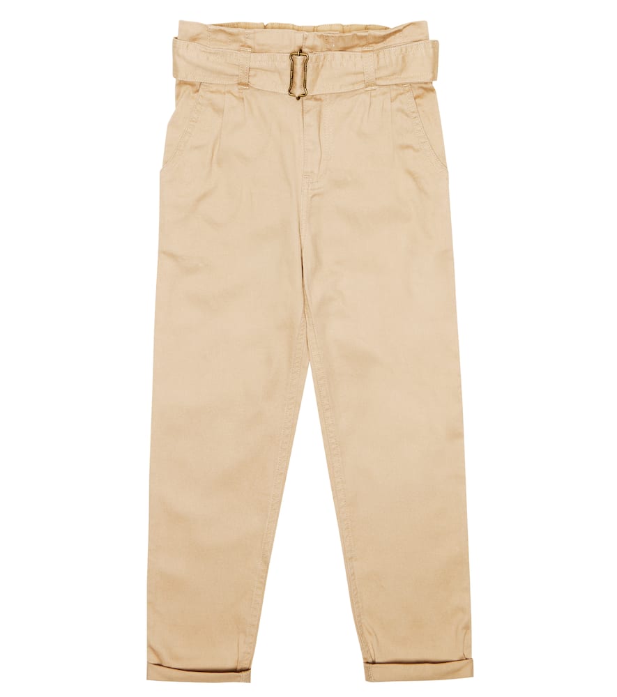 Polo Ralph Lauren Kids Cotton twill paperbag pants