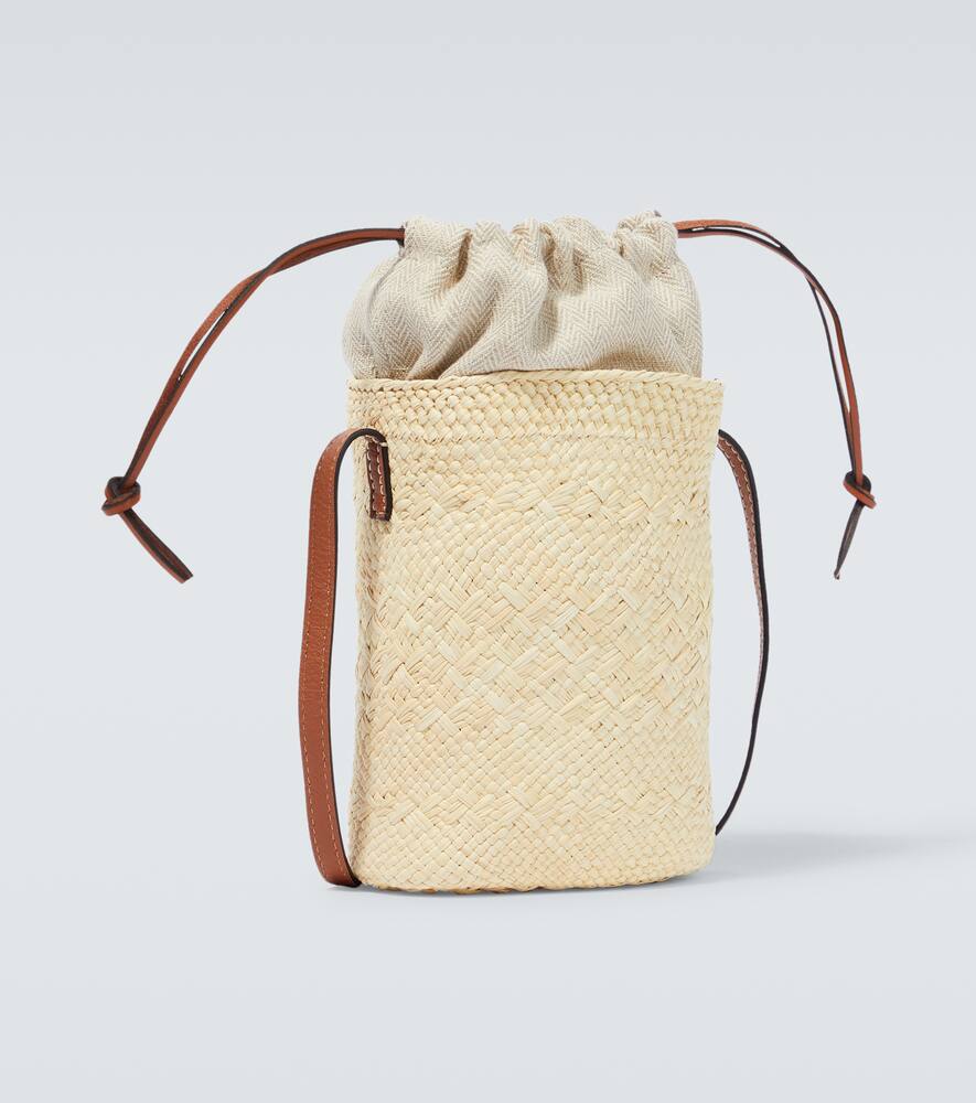 LOEWE PAULA'S IBIZA ANAGRAM WOVEN BUCKET BAG
