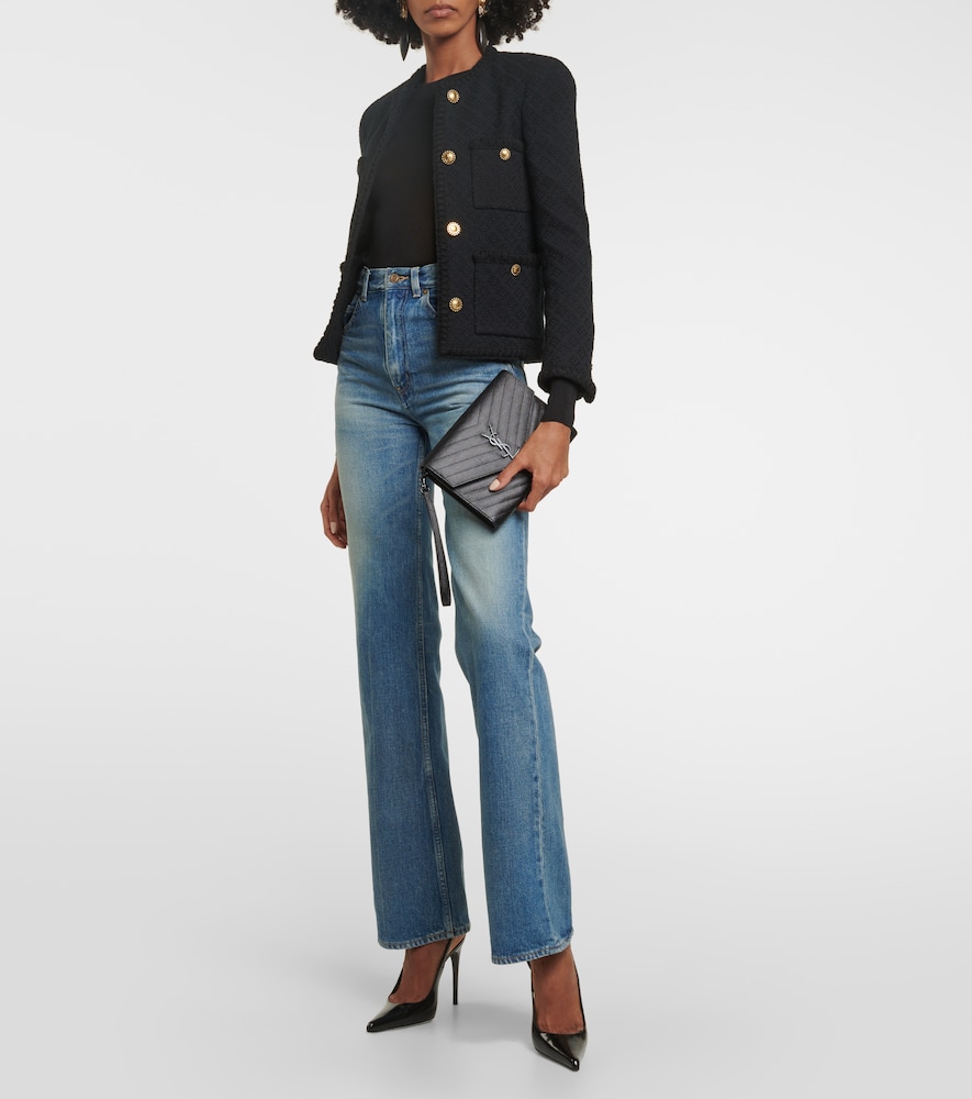  Saint Laurent Saint Laurent Clutch Cassandre Aus Matelassé-leder 
