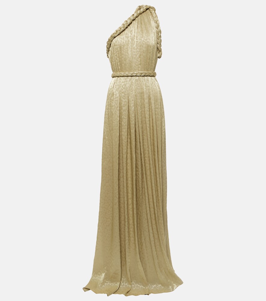 slim fit dress slacks Costarellos - Fara Crepe Crystal Gown