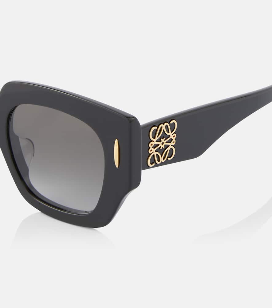 Loewe Anagram Square Sunglasses In Black