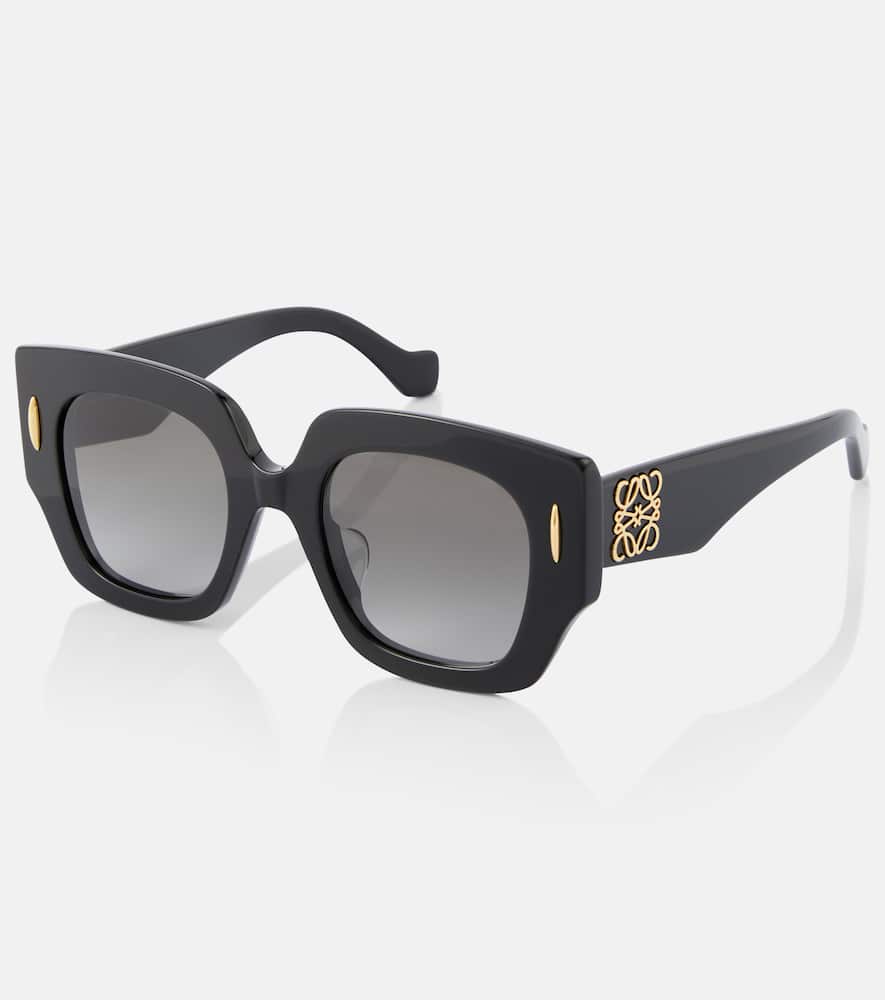 Loewe Anagram Square Sunglasses In Black
