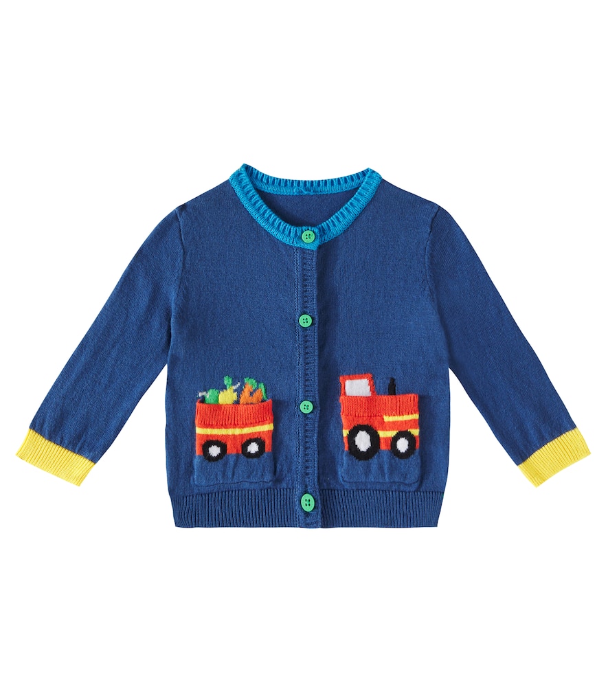 Stella McCartney Kids Baby cotton and wool cardigan