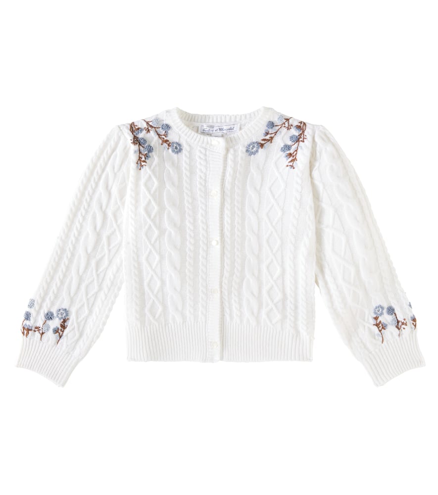 Tartine et Chocolat Wool and cashmere-blend cardigan