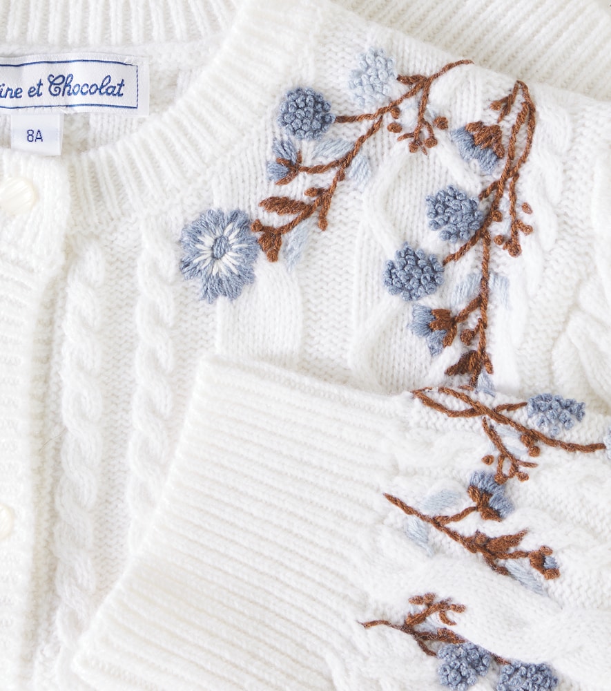  Tartine Et Chocolat Tartine Et Chocolat Cardigan Aus Wolle Und Kaschmir 