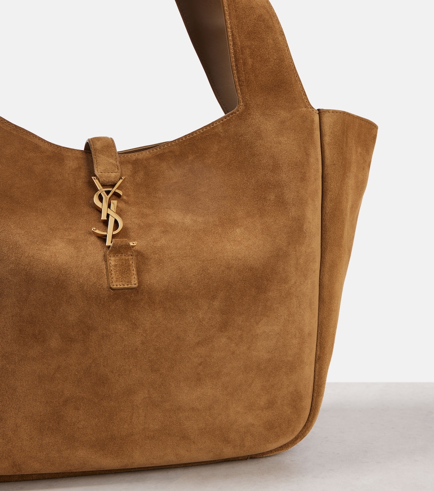 Saint Laurent Le 5 À 7 Bea Suede Tote Bag In Brown