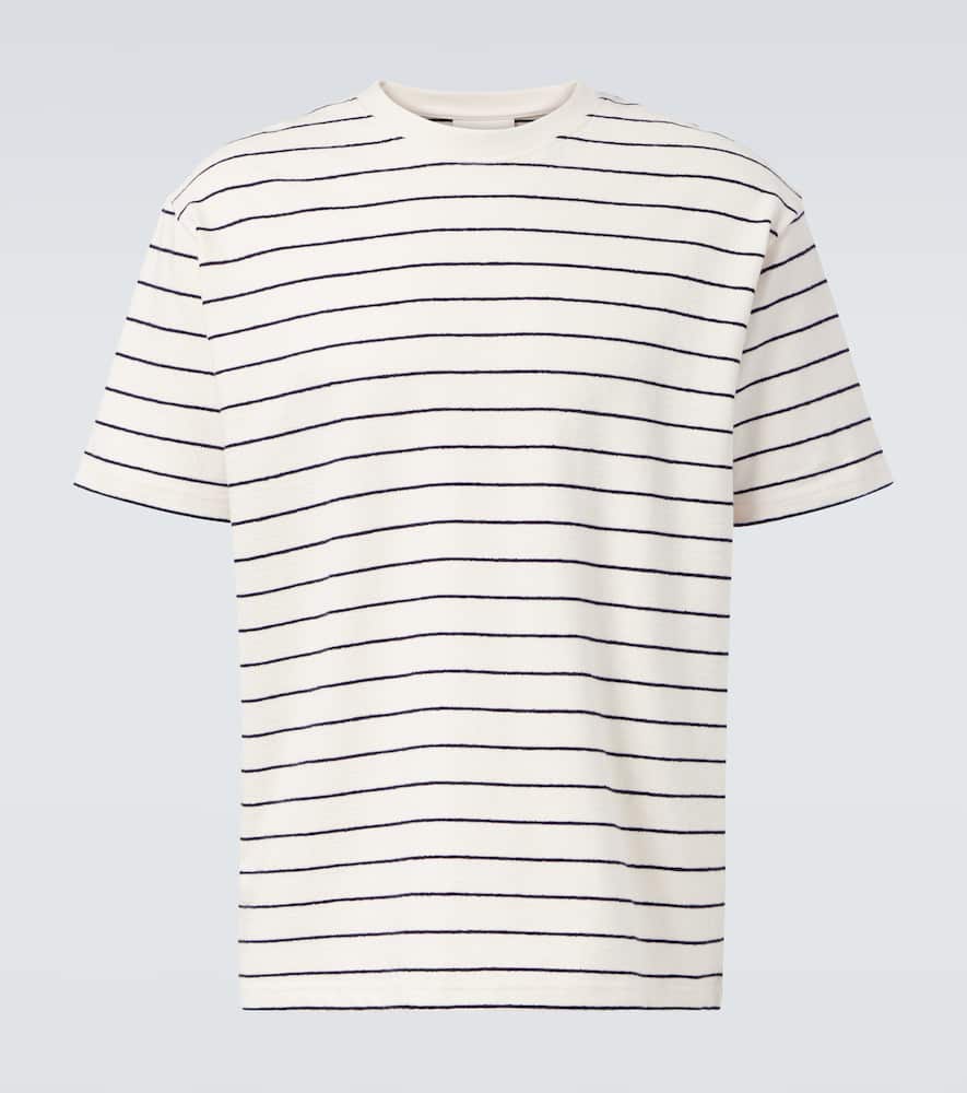Striped cotton jersey T-shirt