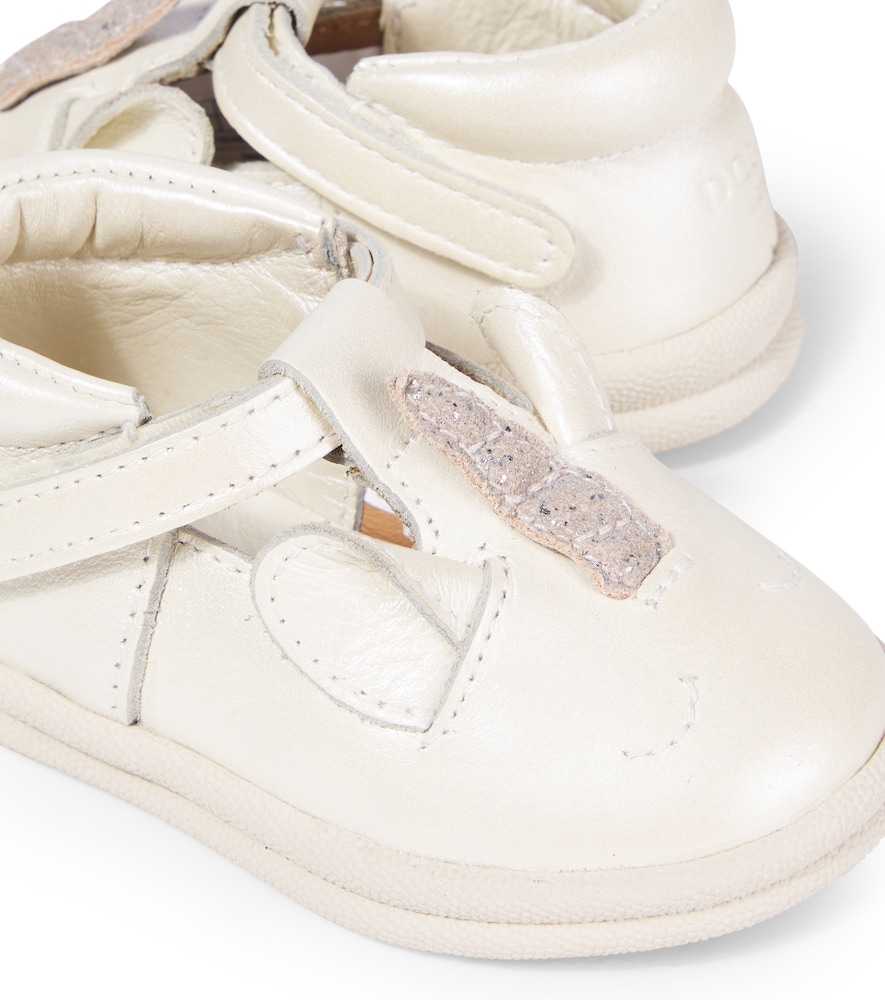  Donsje Donsje Baby Schuhe Zilpa Aus Metallic-leder 