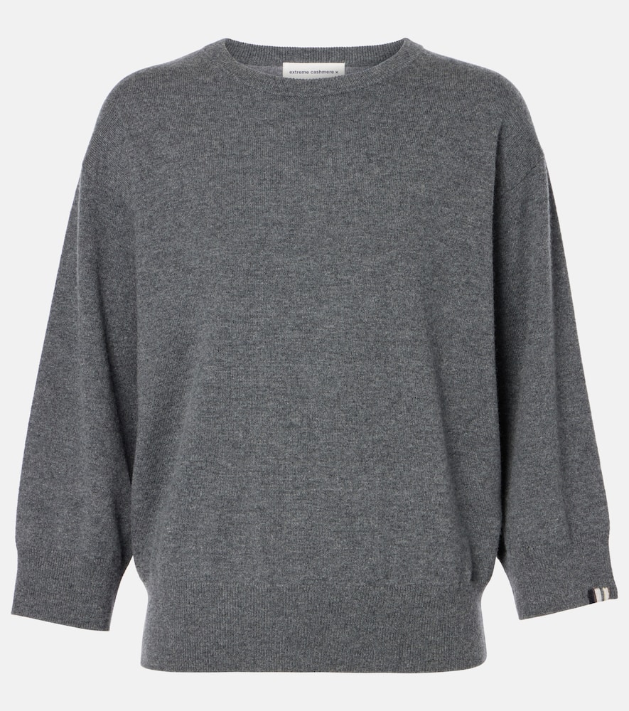 Extreme Cashmere N°398 Jewel Cashmere Sweater In Grey