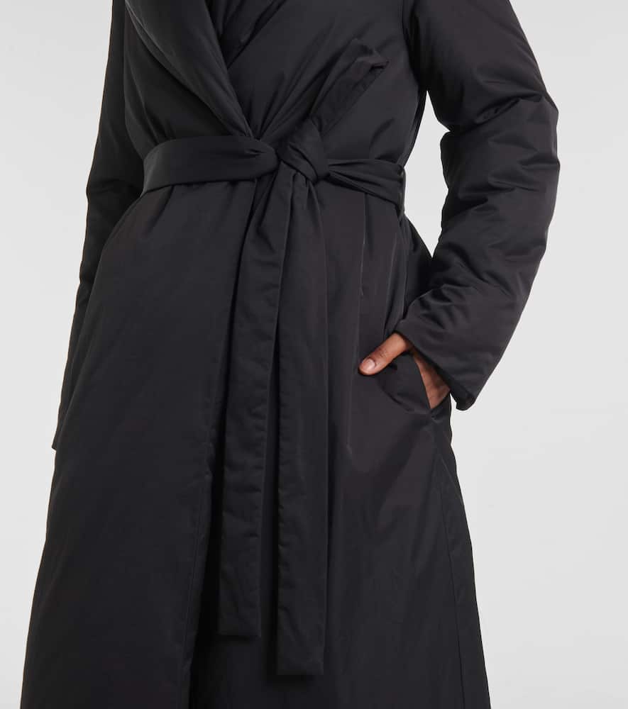 Joseph Belted Puffer Coat In Animal Print