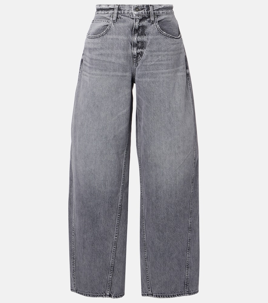Alex mid-rise wide-leg jeans