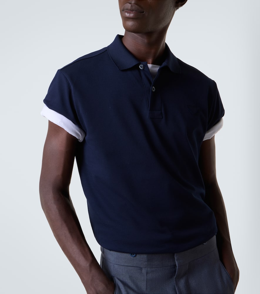 Prada Logoed Polo Shirt