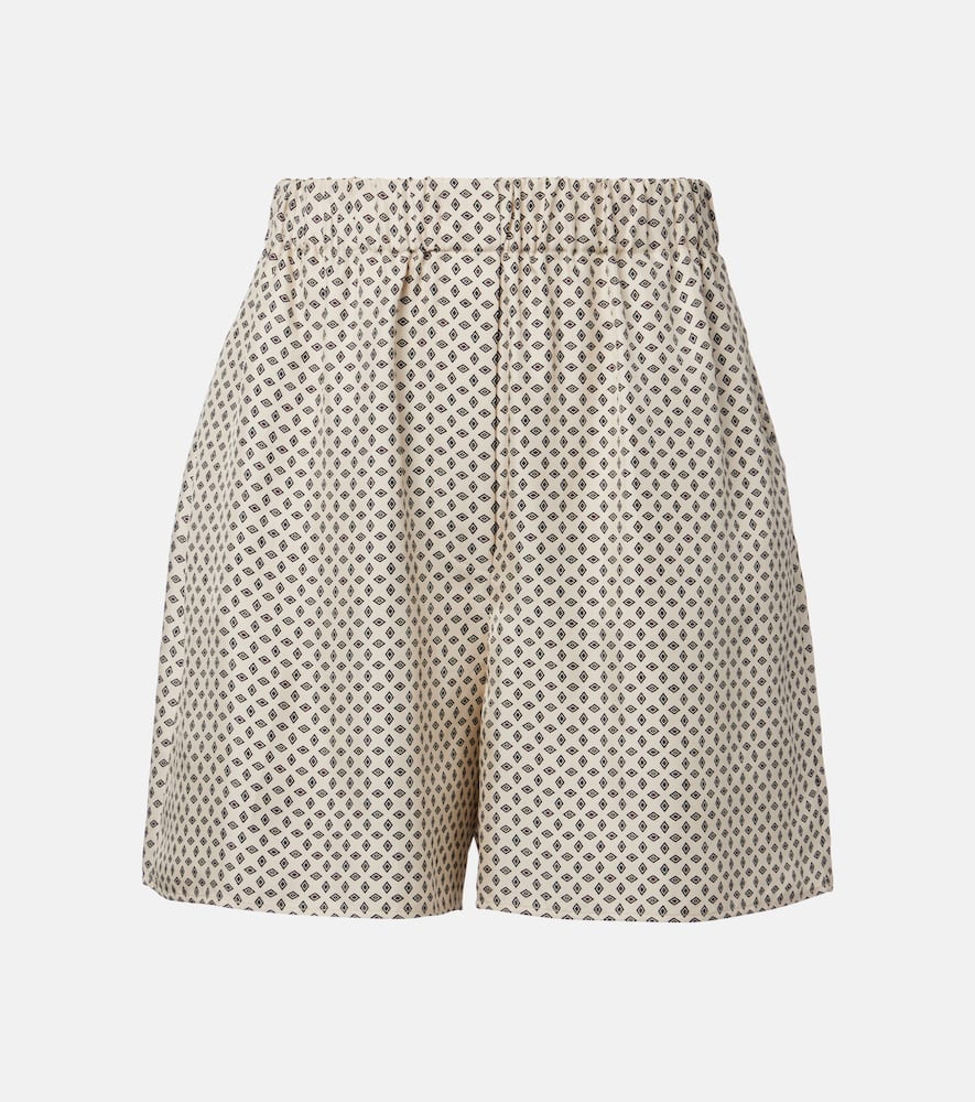Angelo silk twill Bermuda shorts