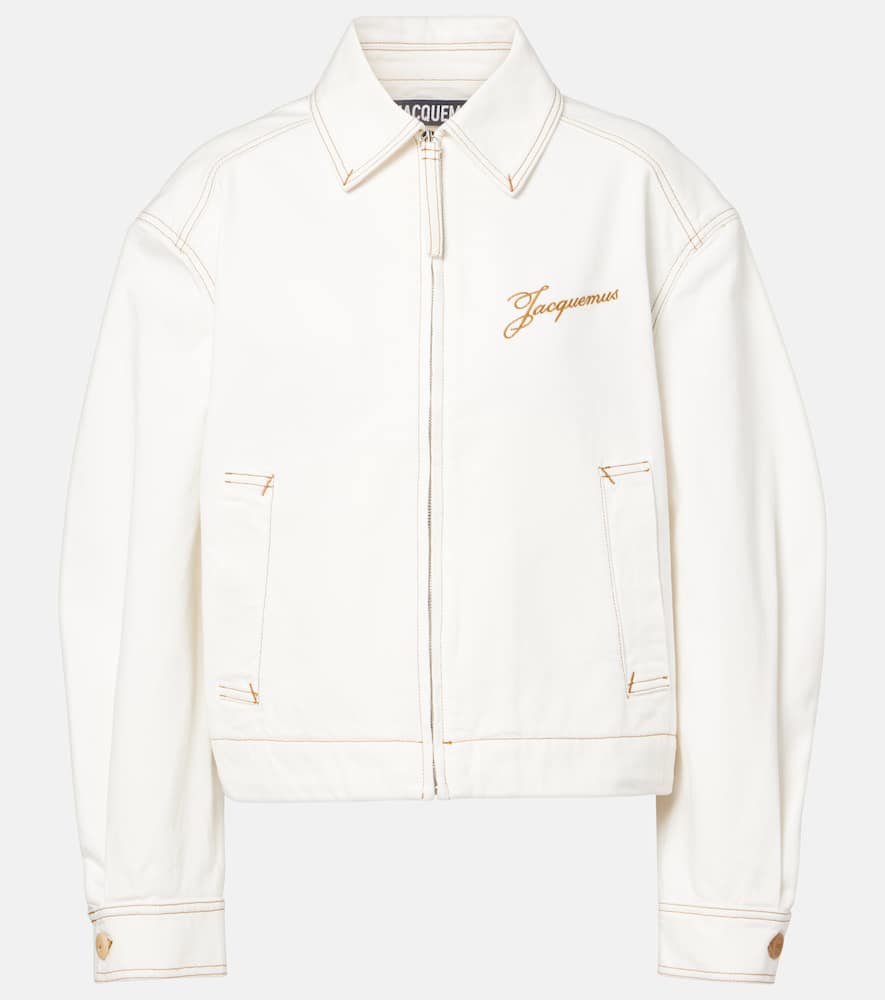 Jacquemus Embroidered Jacket In White