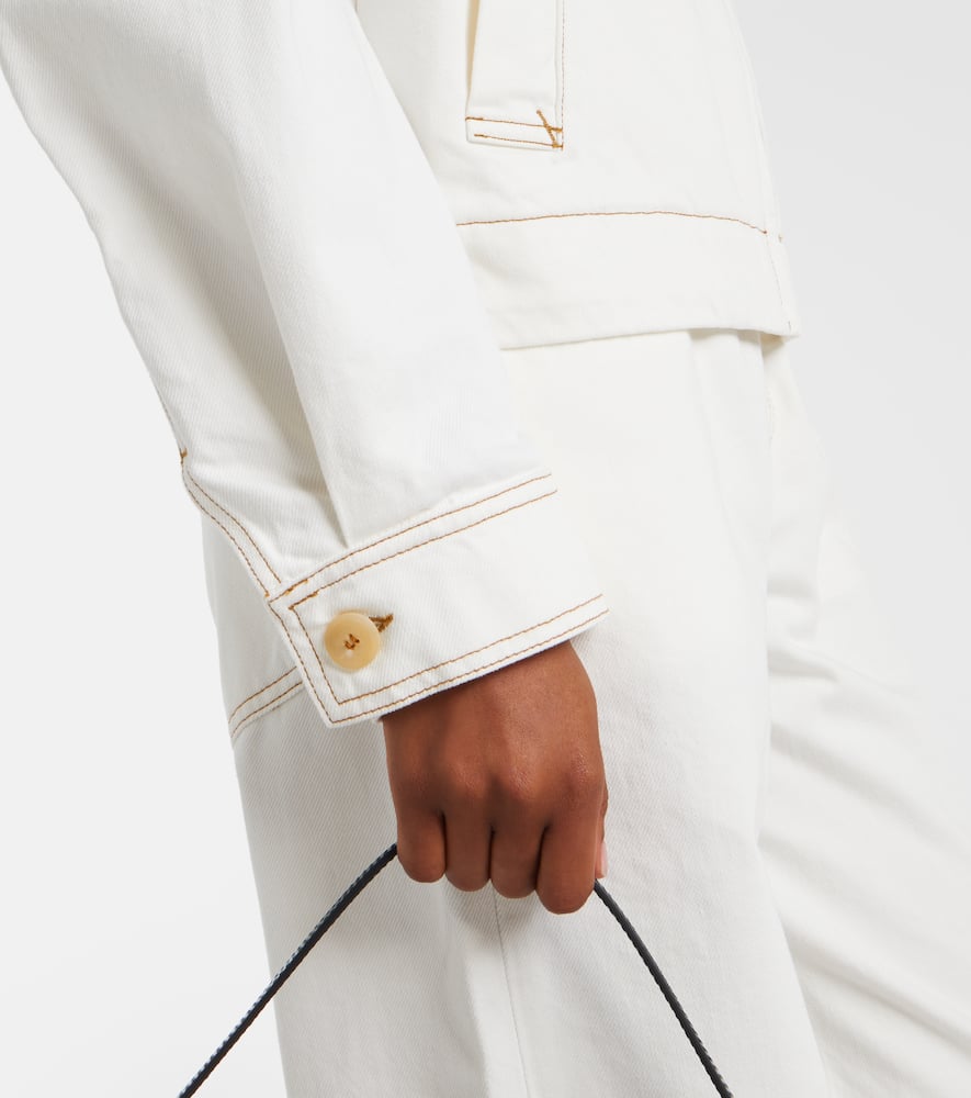 Jacquemus Embroidered Jacket In White