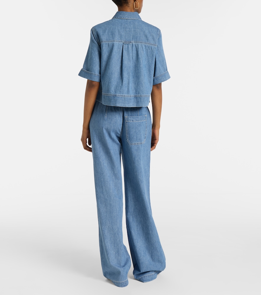  Veronica Beard Veronica Beard Spruce Denim Shirt 