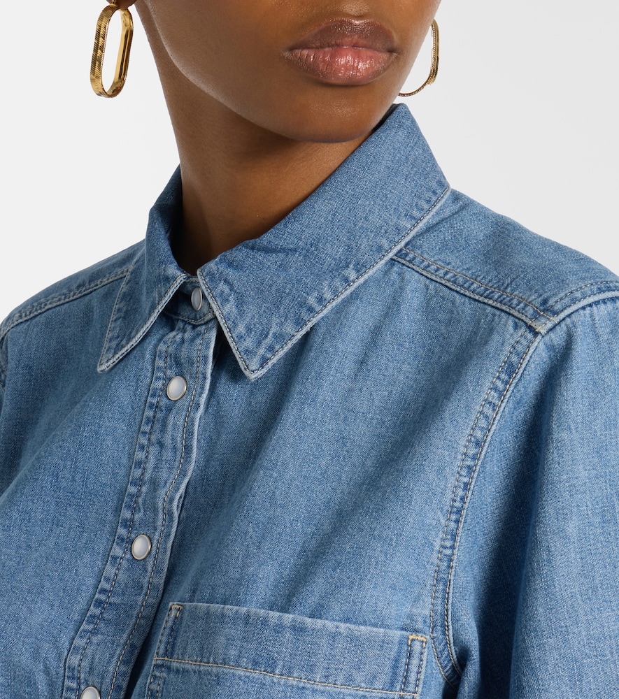  Veronica Beard Veronica Beard Spruce Denim Shirt 
