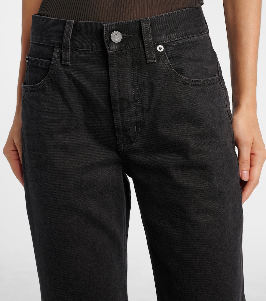  Saint Laurent Saint Laurent Mid-rise Straight Jeans Nico 