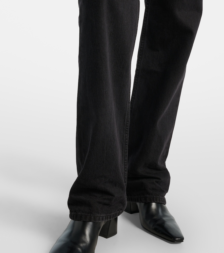  Saint Laurent Saint Laurent Mid-rise Straight Jeans Nico 
