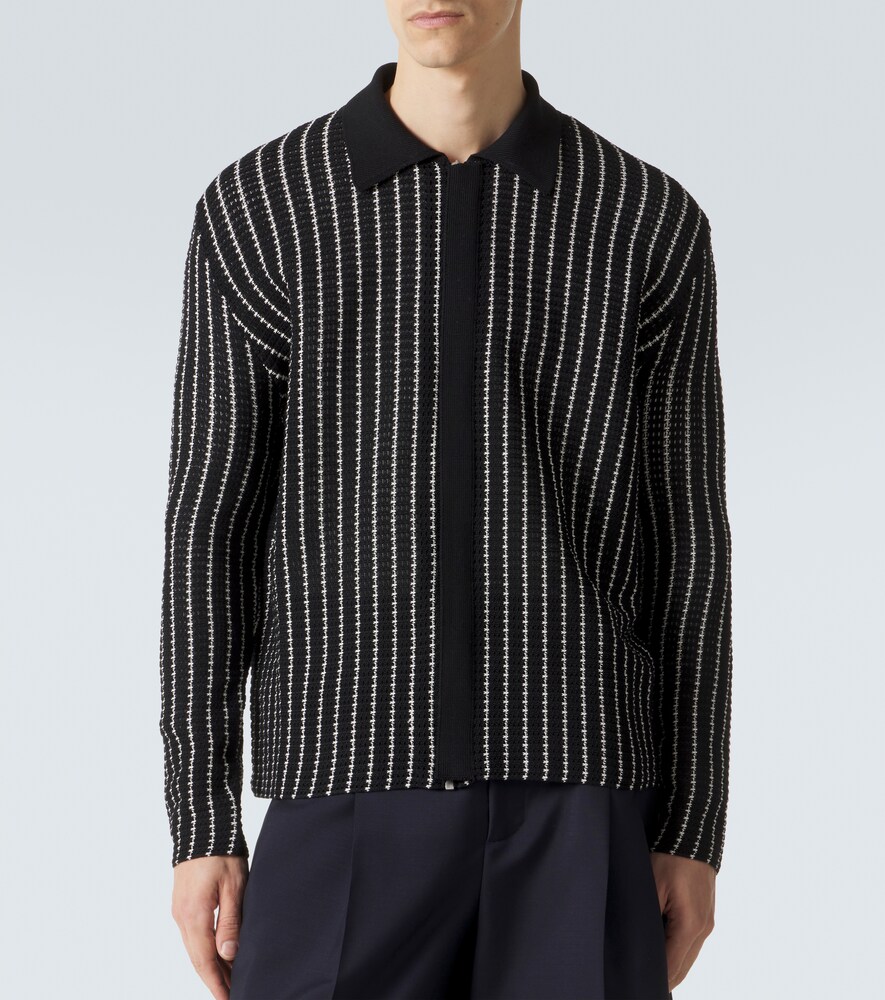  Jil Sander Jil Sander Polo De Algodón A Rayas 