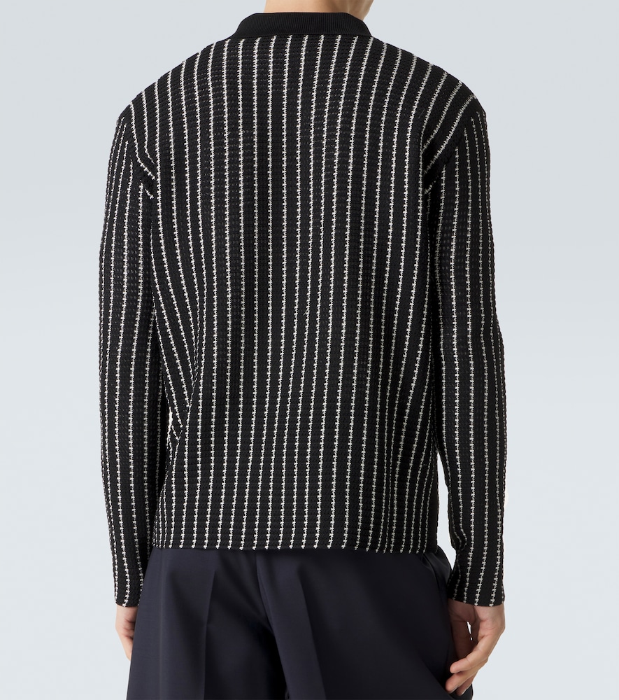  Jil Sander Jil Sander Polo De Algodón A Rayas 