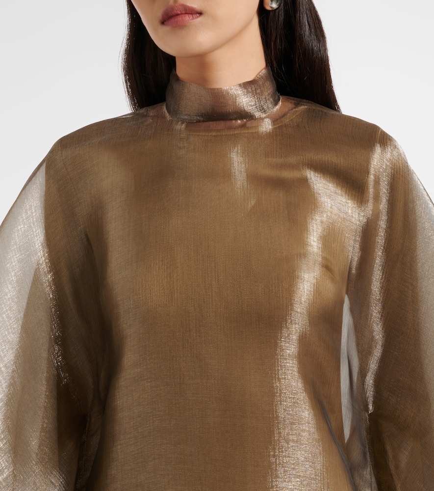 Taller Marmo Suratt Fil Coupé Kaftan In Gold