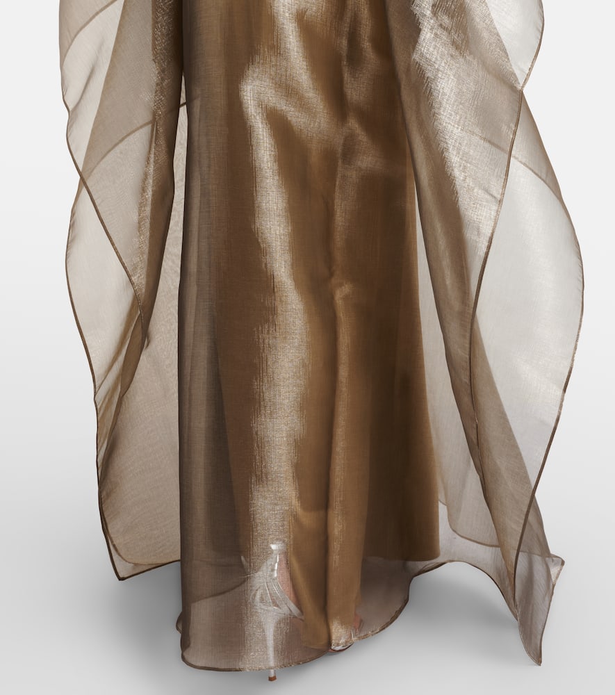 Taller Marmo Suratt Fil Coupé Kaftan In Gold
