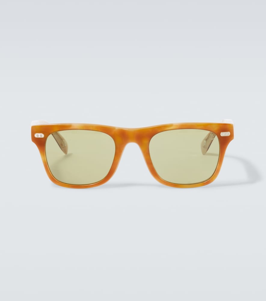 Brunello Cucinelli Square Sunglasses In Brown