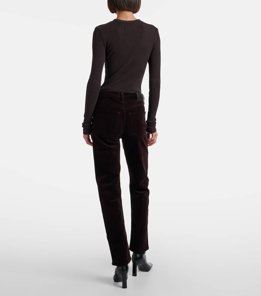 Citizen Of Humanity Blaine High-rise Straight Jeans In Black