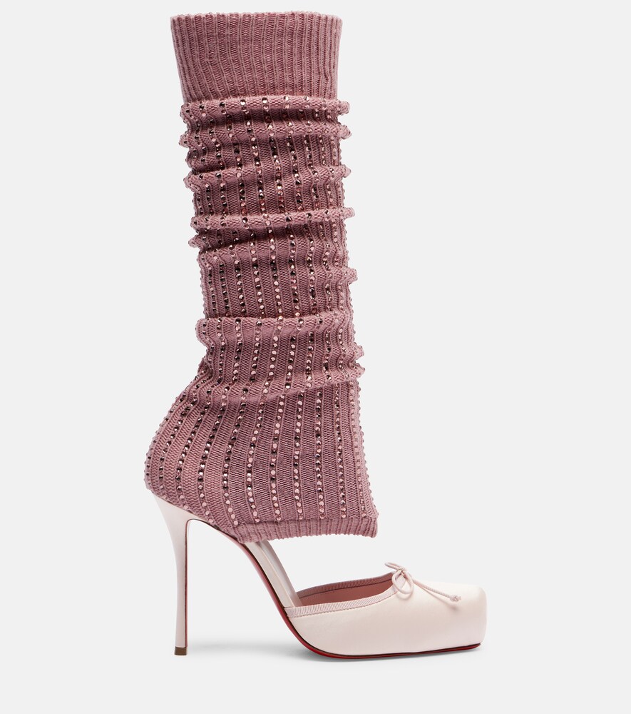  Christian Louboutin Christian Louboutin Cassia 100 Satin Pumps 