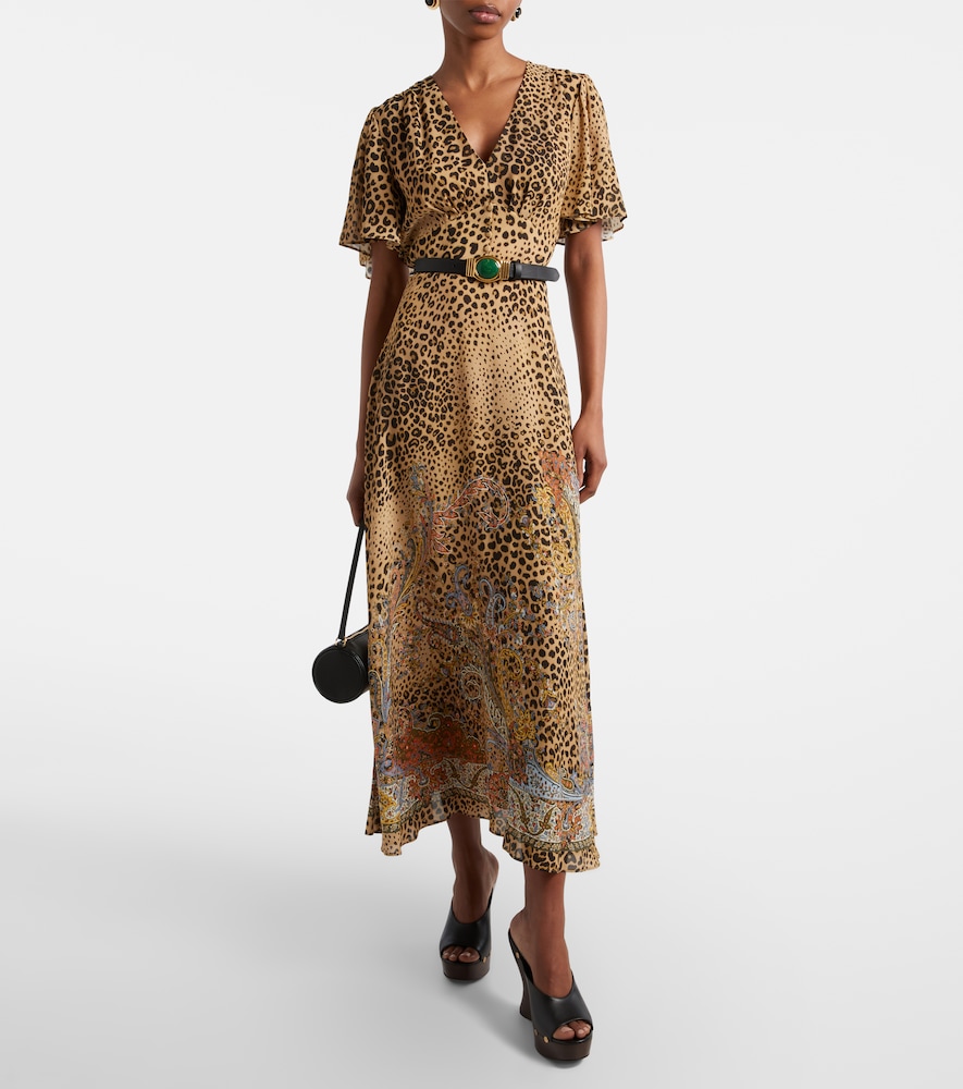  Etro Etro Bedrucktes Midikleid 